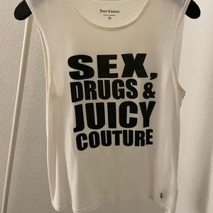 Juicy Couture tank top. White. Xs